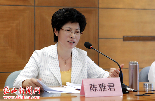 陈雅君就大桥时代我县宣传文化工作新课题进行