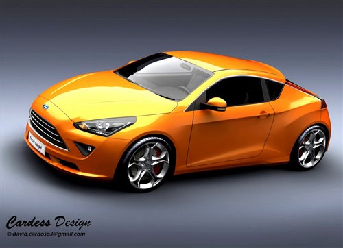 造型很动感 新一代福克斯coupe假想图 汽车之家