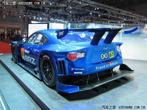 蓝色闪电 斯巴鲁brz super gt赛车亮相
